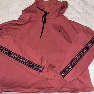 Under Armour cropped hoodie.